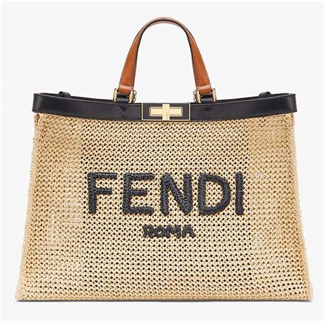 fendi burlap bag|Fendi clothing for women.